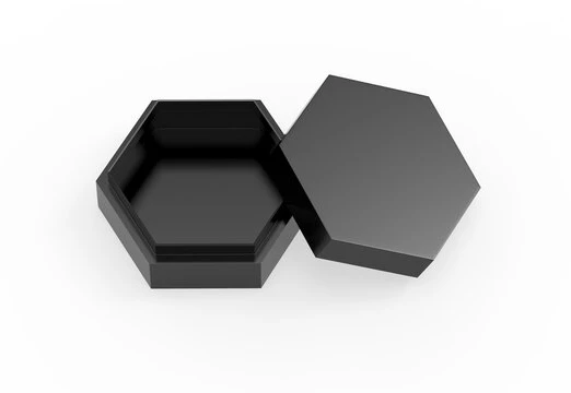 Custom Hexagon Rigid Boxes