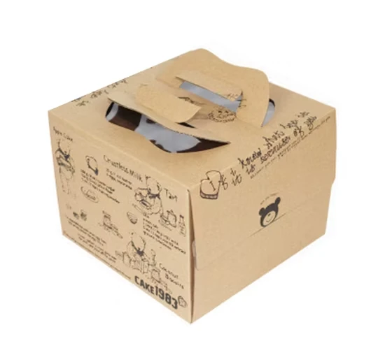 Custom Printed Cake Packaging Cardboard Boxes