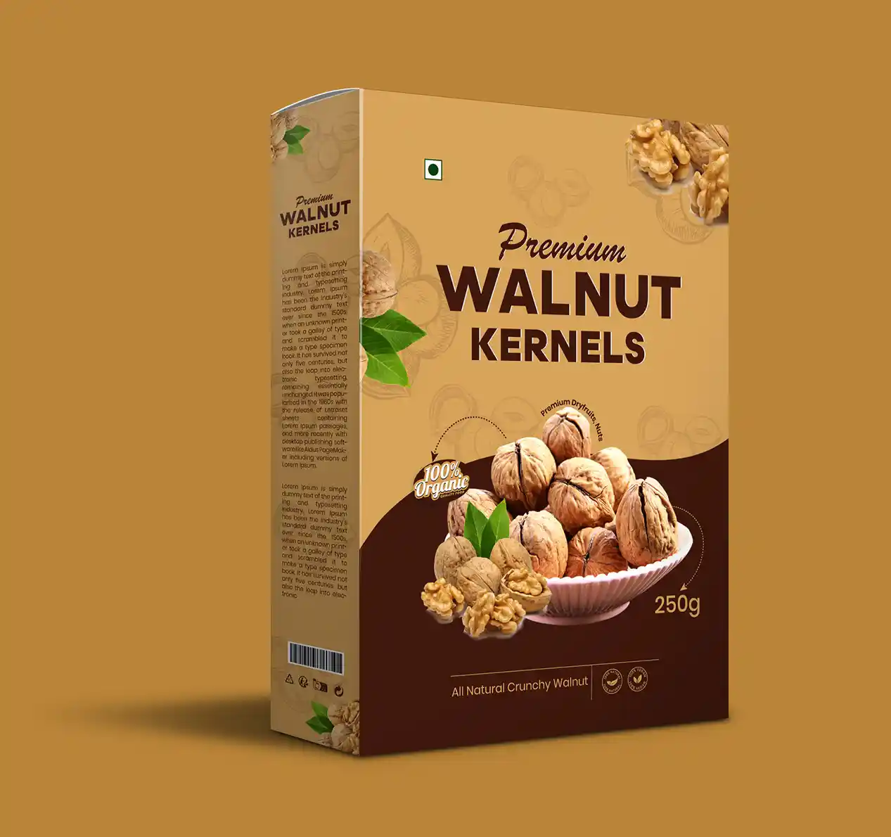 Custom Walnut Packaging Boxes