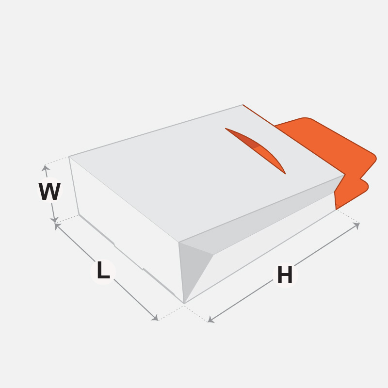 Custom Gable Bag Tuck End