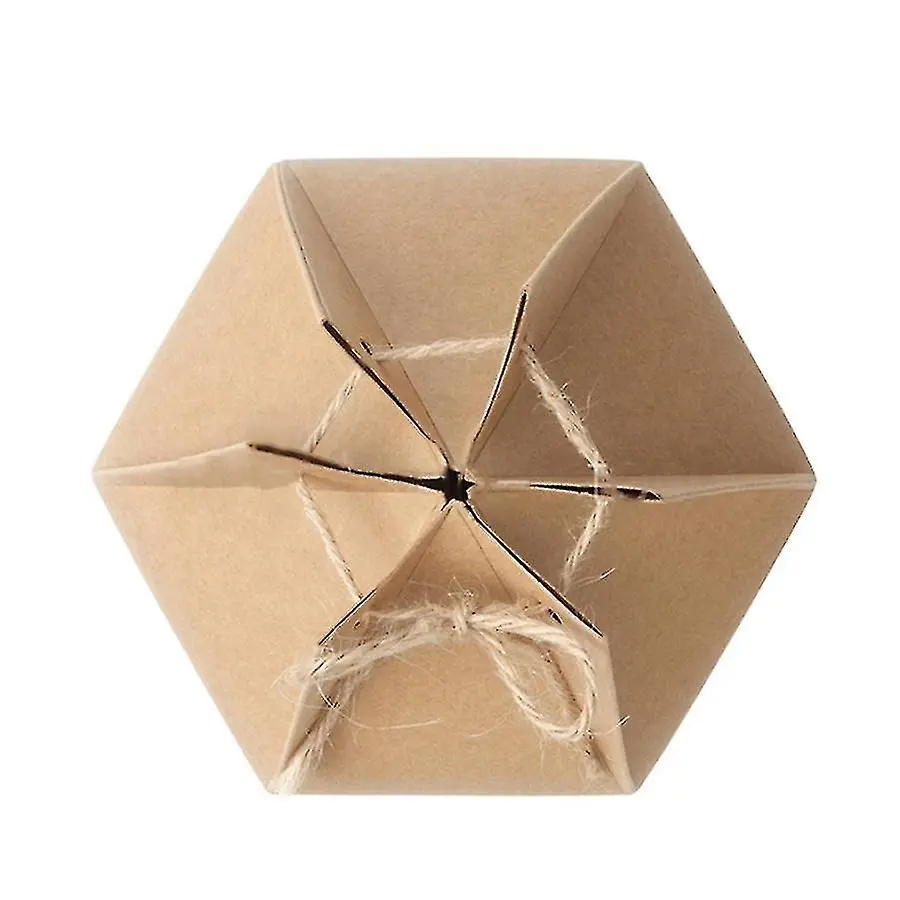 Hexagon Kraft Paper Gift Boxes