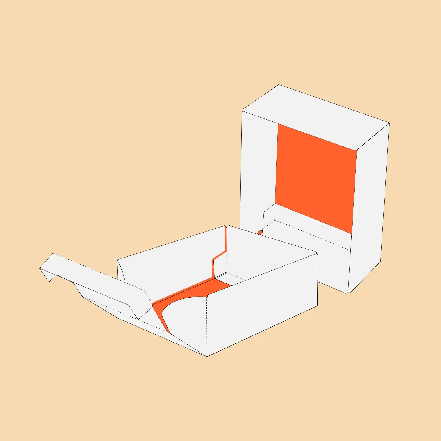 Custom Double Wall Tray