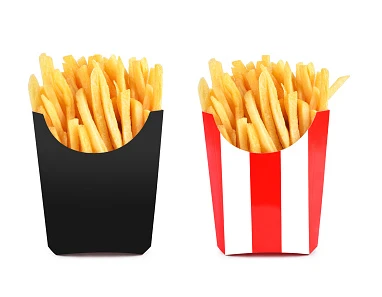 Personalised French Fries Packaging