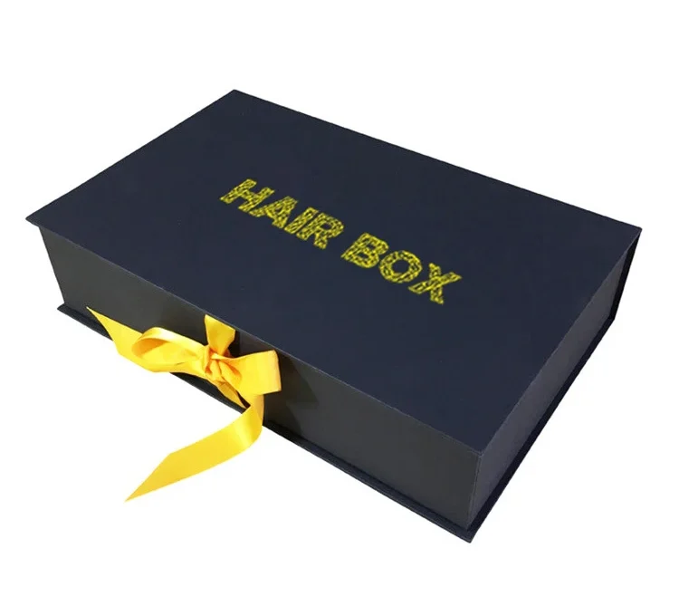 Printed Hair Fiber Boxes With Logo