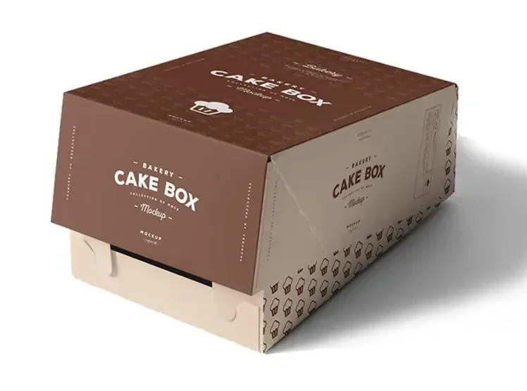 Rectangle Cardboard Cake Packaging Box