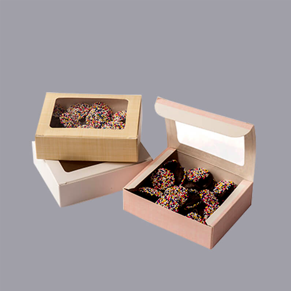Kraft Window Candy Boxes