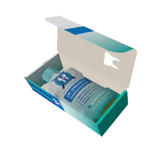 Printed Mouth Wash Packaging Boxes