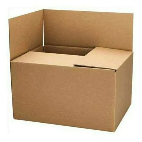 Corrugated Rectangle Brown