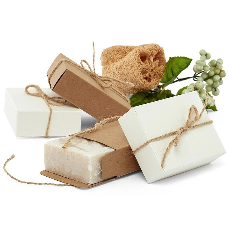 White Kraft Soap Boxes